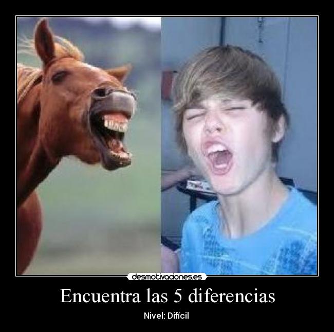 Encuentra las 5 diferencias - Nivel: Difícil 