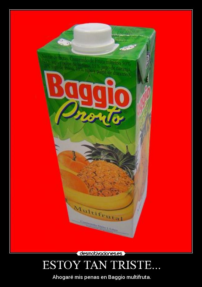 ESTOY TAN TRISTE... -