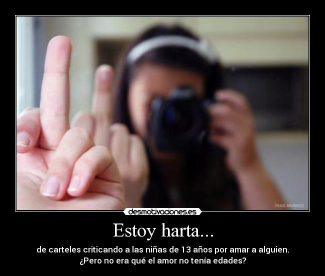 Estoy harta... - 