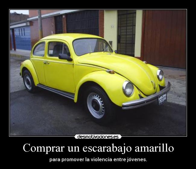 Comprar un escarabajo amarillo - 