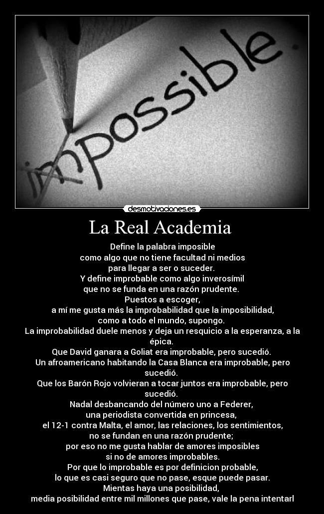 La Real Academia  - 
