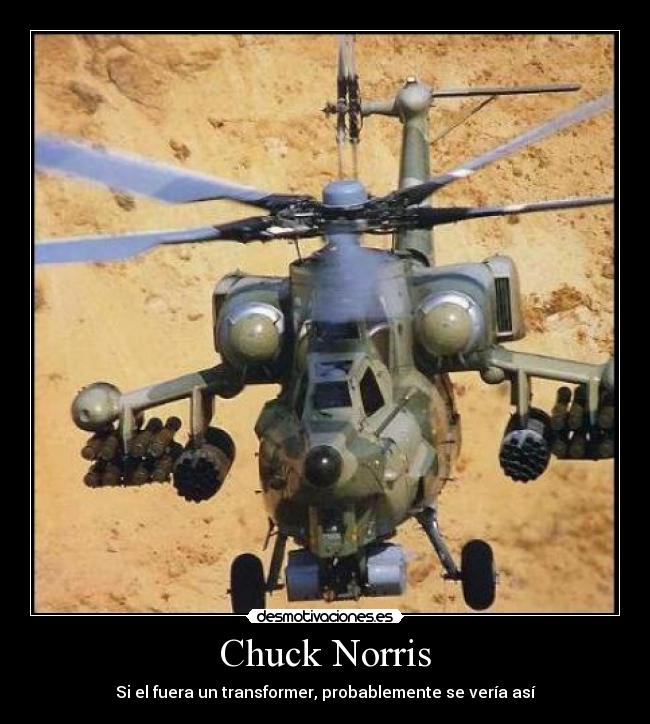 Chuck Norris - Si el fuera un transformer, probablemente se vería así