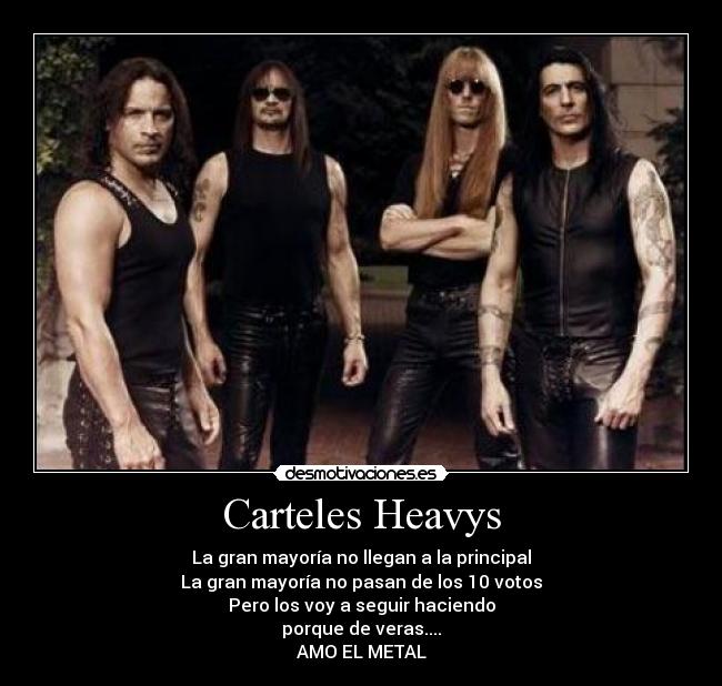 Carteles Heavys -