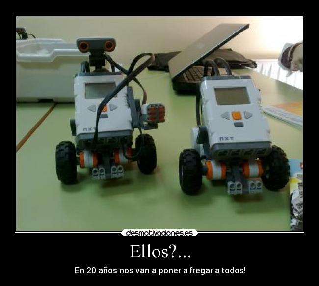 carteles robots fregar desmotivaciones