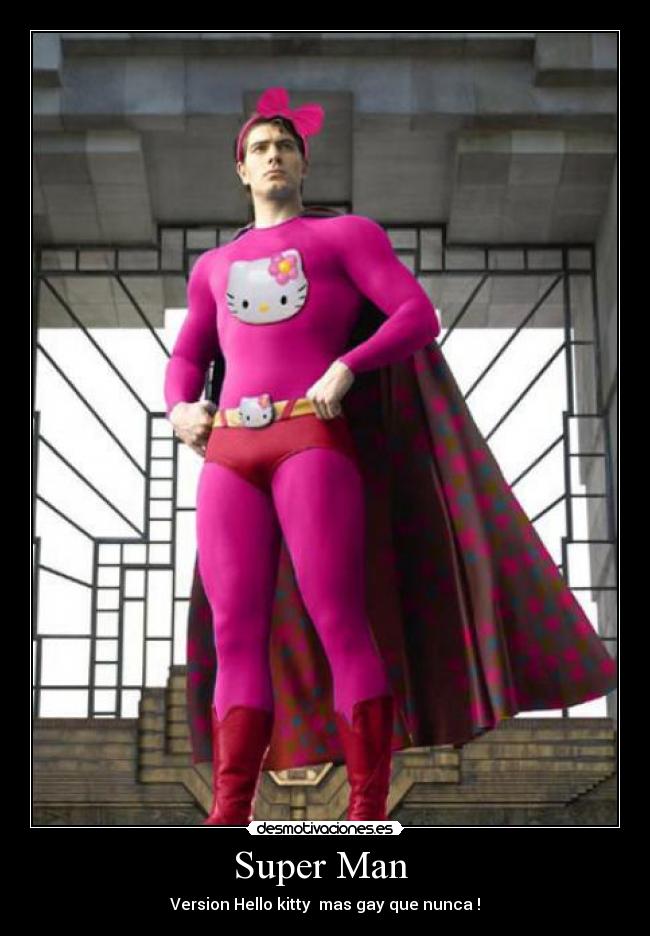 carteles super man desmotivaciones