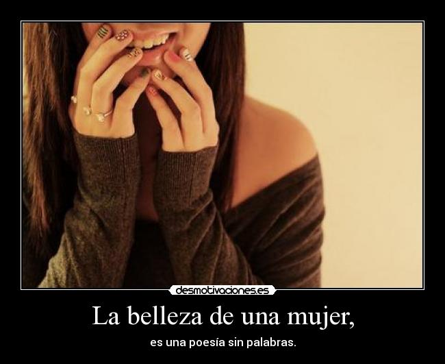 carteles mujer belleza desmotivaciones