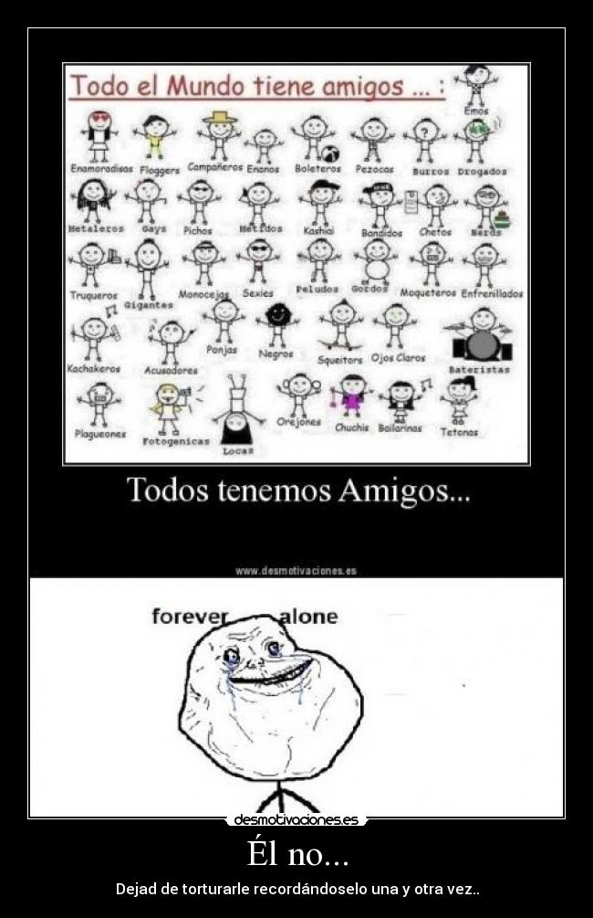 Él no... - Dejad de torturarle recordándoselo una y otra vez..