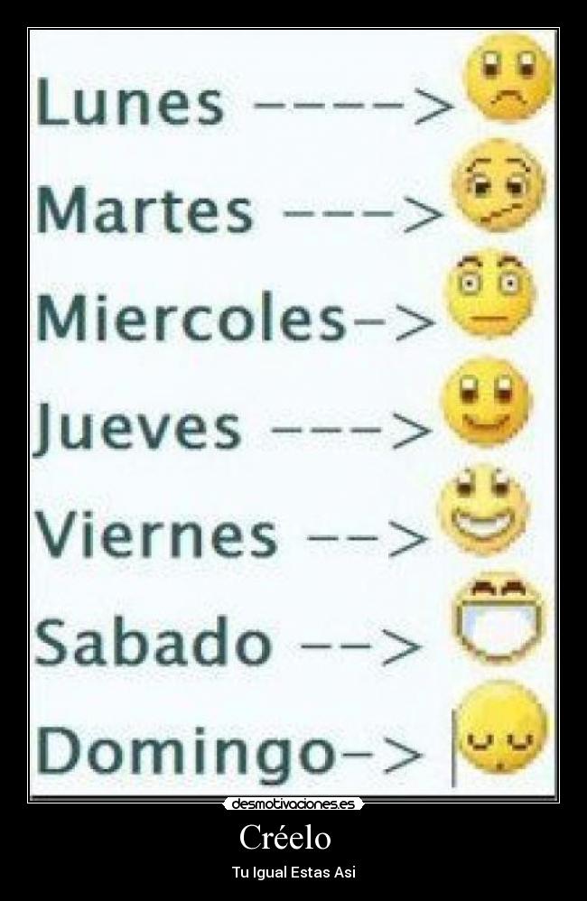 Créelo   - Tu Igual Estas Asi