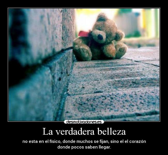 La verdadera belleza -