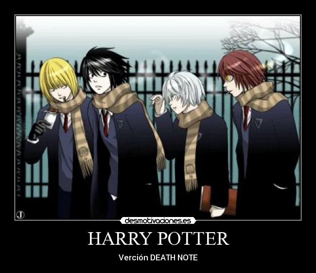 HARRY POTTER - Verción DEATH NOTE