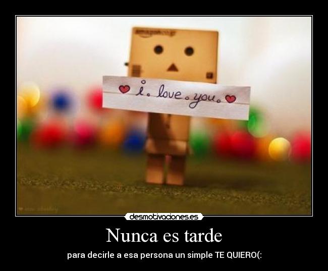 Nunca es tarde - 
