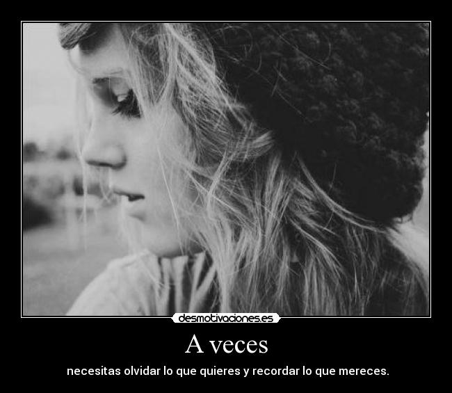 A veces -
