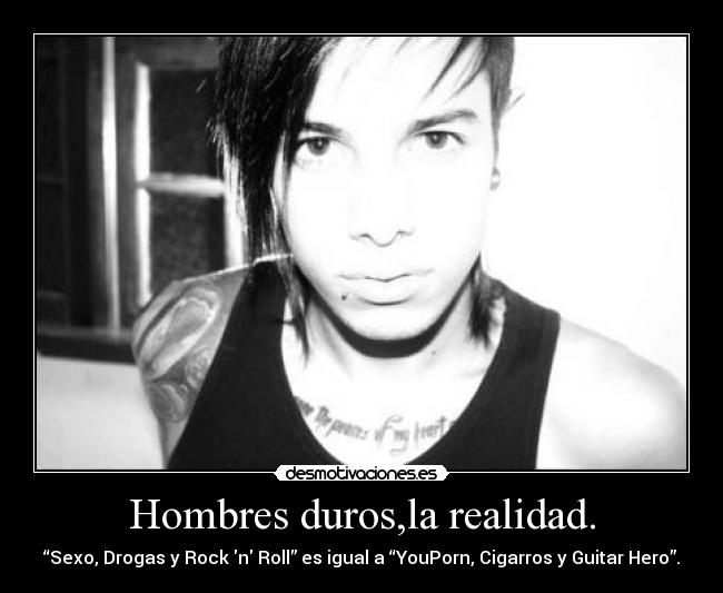 Hombres duros,la realidad. -