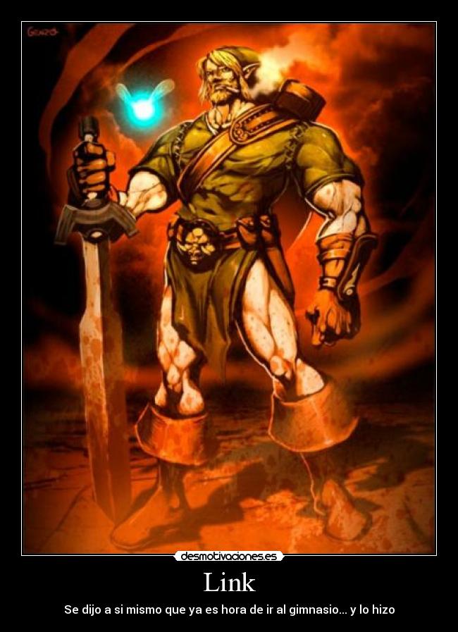 Link - Se dijo a si mismo que ya es hora de ir al gimnasio... y lo hizo