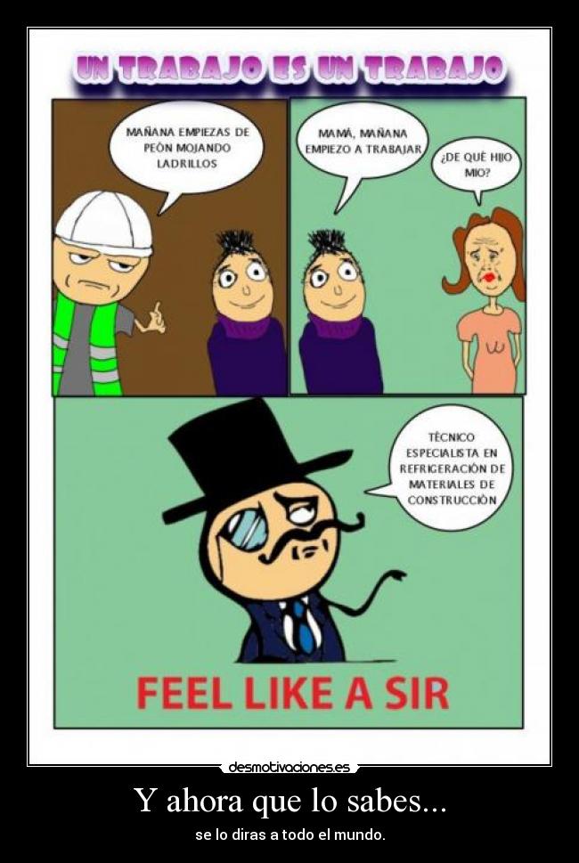 Y ahora que lo sabes... - 