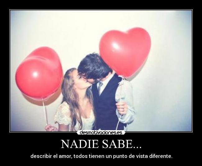 NADIE SABE... - 