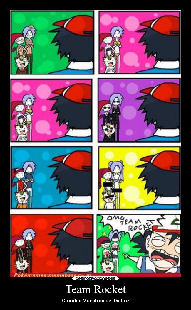 Team Rocket - Grandes Maestros del Disfraz