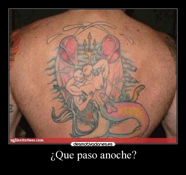 ¿Que paso anoche? -