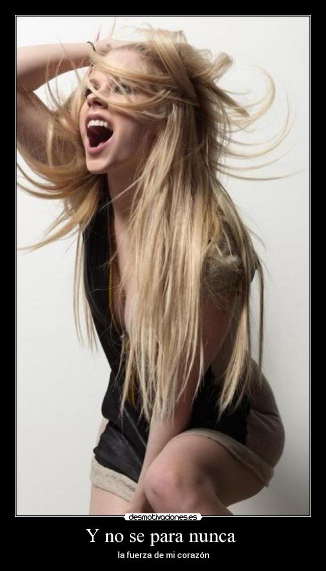 Y no se para nunca -