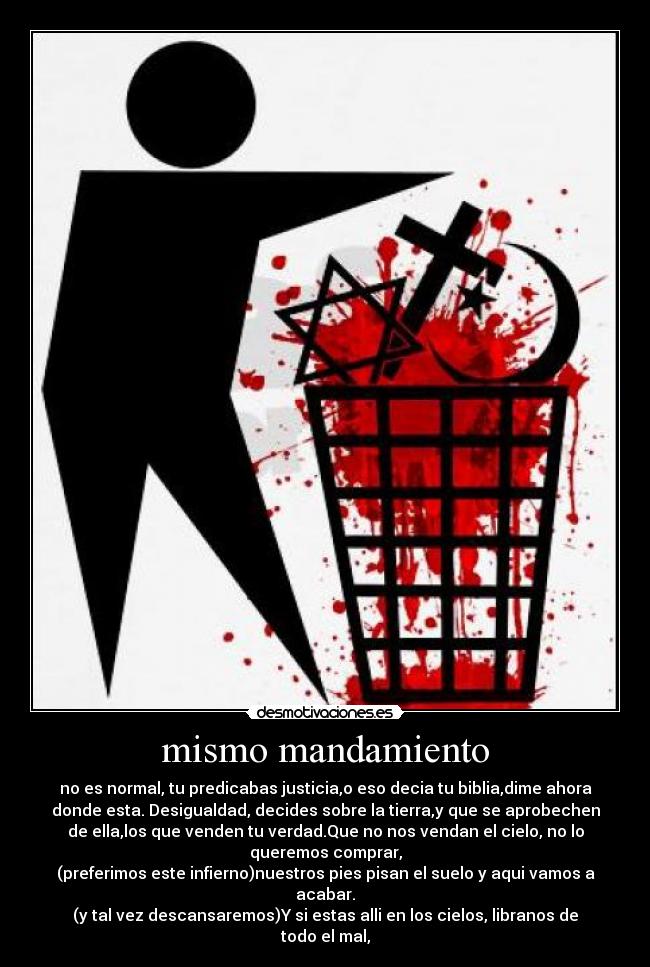 mismo mandamiento -