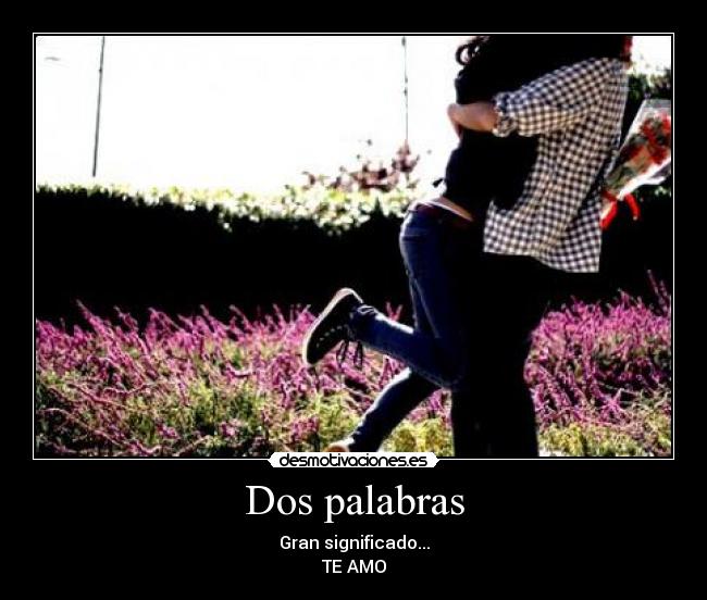 Dos palabras -