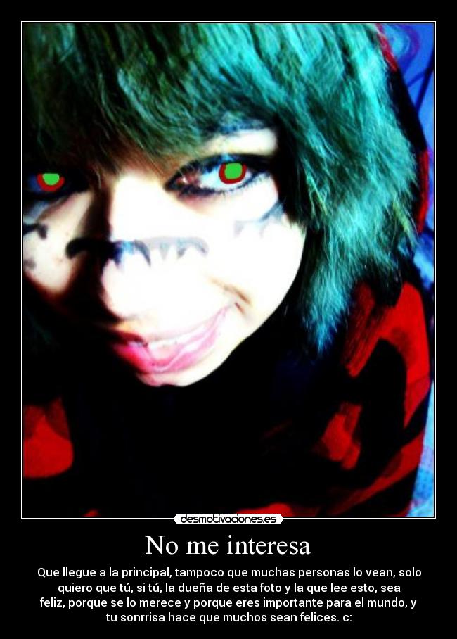 No me interesa -