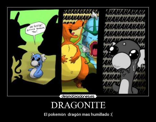 DRAGONITE - El pokemòn  dragón mas humillado :(