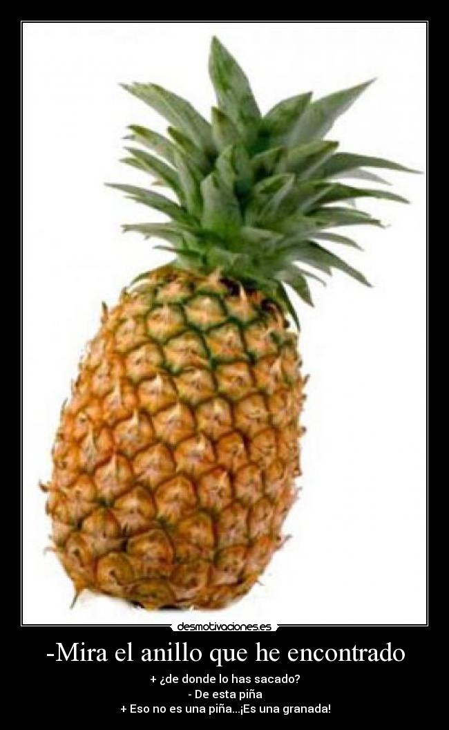 -Mira el anillo que he encontrado -