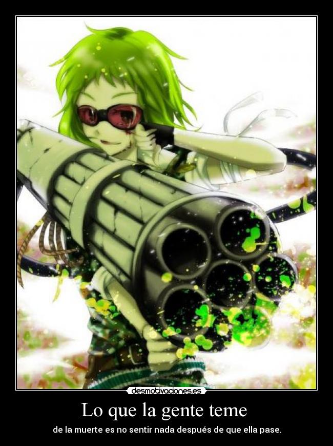 Lo que la gente teme -