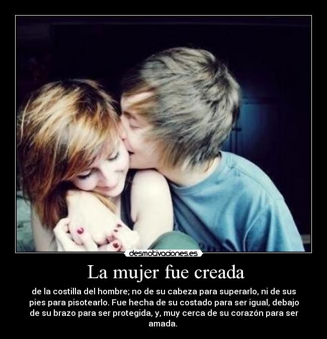  La mujer fue creada - 
