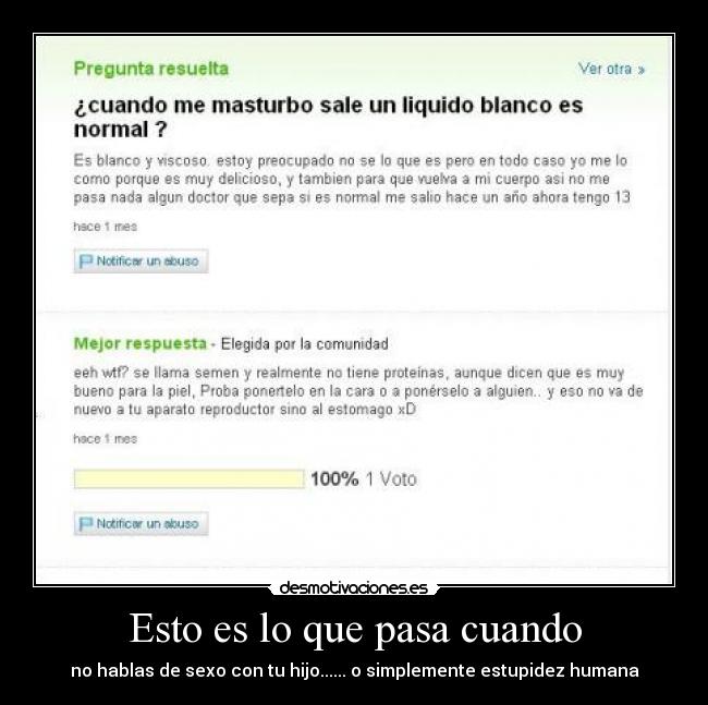 Esto es lo que pasa cuando -