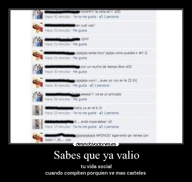 Sabes que ya valio -