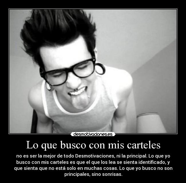 Lo que busco con mis carteles - 