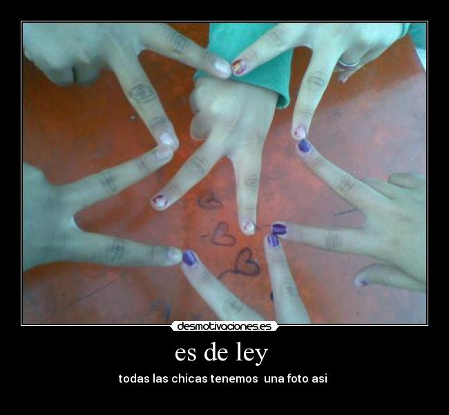 es de ley -