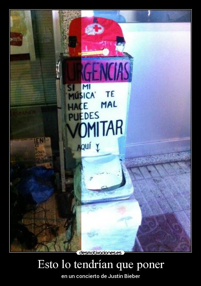 Esto lo tendrían que poner - 