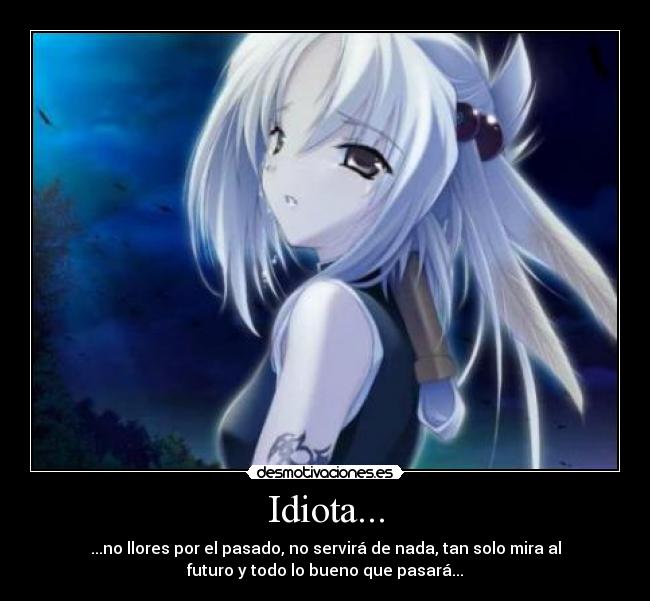 Idiota... -