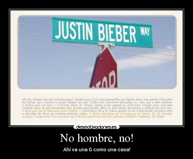 No hombre, no! - Ahí va una G como una casa!