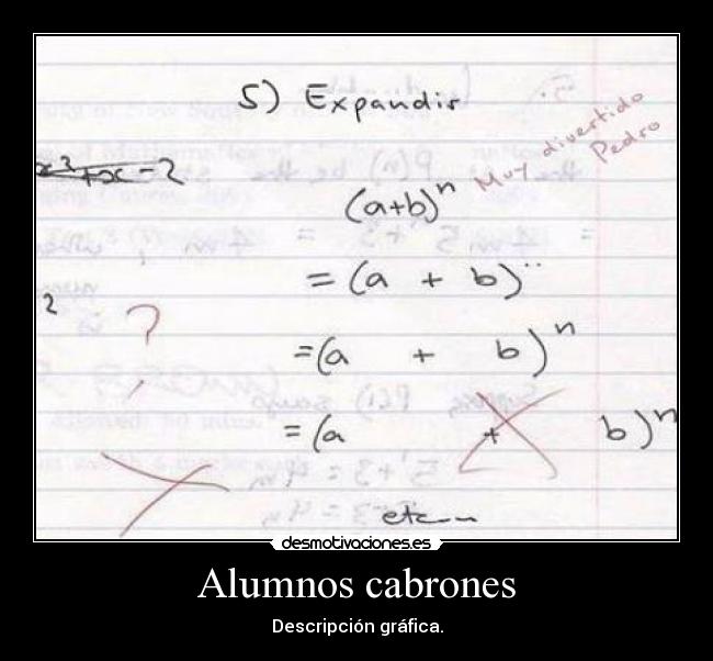 Alumnos cabrones - 