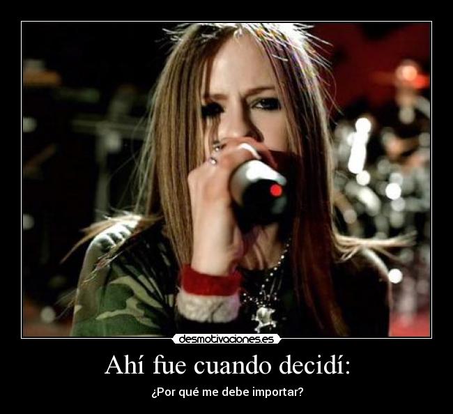 carteles avril lavigne losing grip desmotivaciones