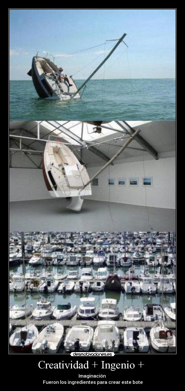 Creatividad + Ingenio +  - 
