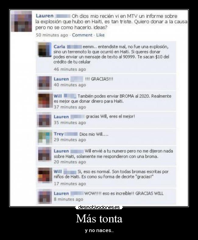 Más tonta -