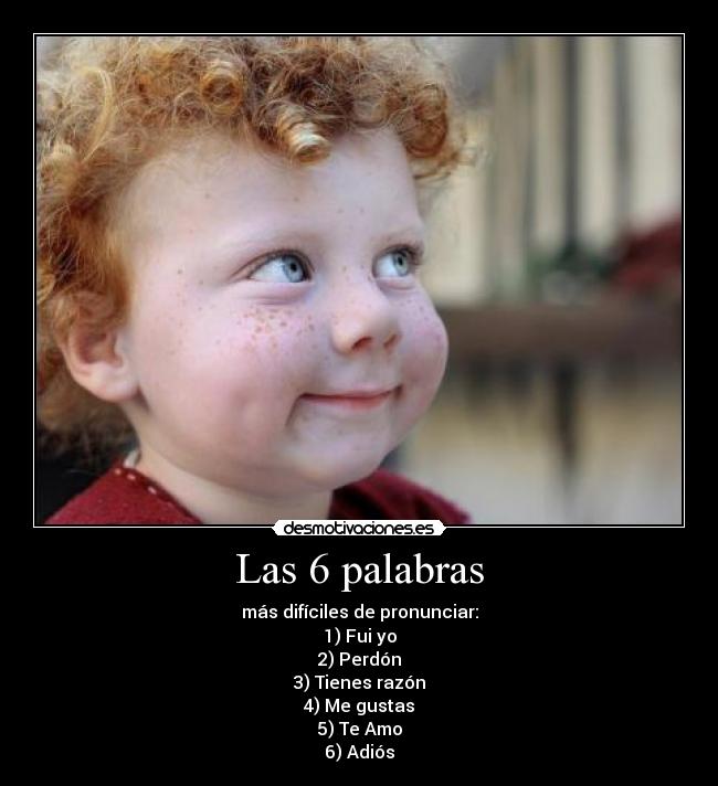 Las 6 palabras - 