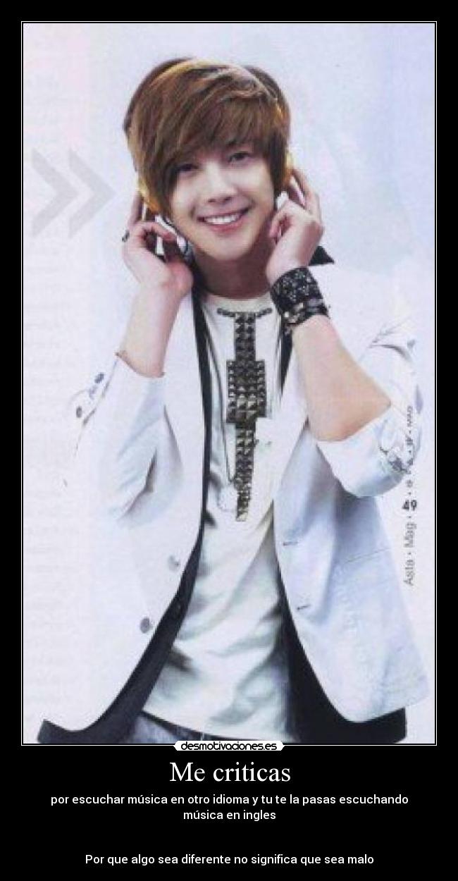 Me criticas -
