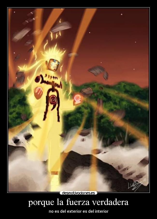 porque la fuerza verdadera - no es del exterior es del interior