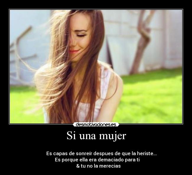 Si una mujer - 