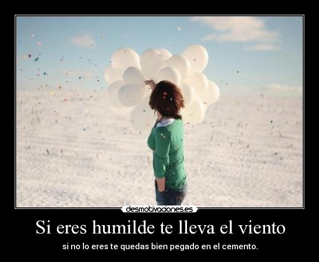 carteles serhumildellevarvientobienpegarcementochicaglobosglobo desmotivaciones