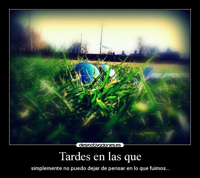 Tardes en las que - 