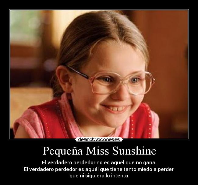 Pequeña Miss Sunshine Desmotivaciones