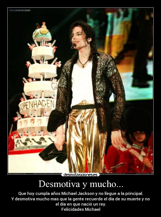 carteles michael jackson anos desmotivaciones