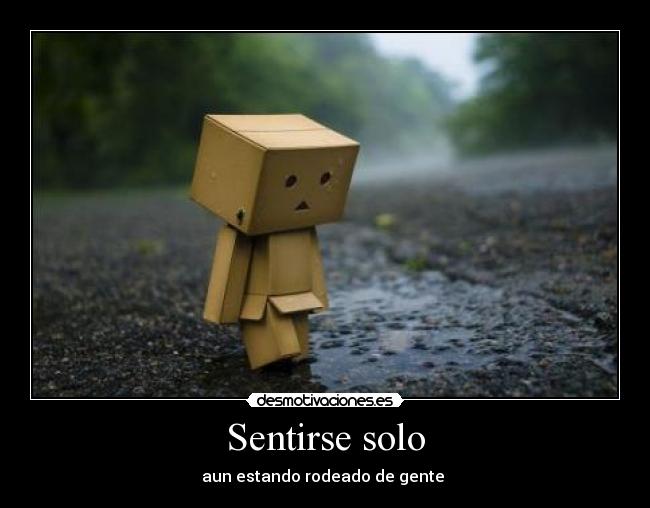 Sentirse solo -